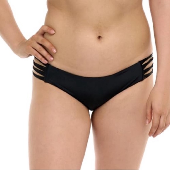 Body Glove Women's Smoothies Ruby Solid Bikini Swimsuit X-Large Smoothies Black - Picture 1 of 6